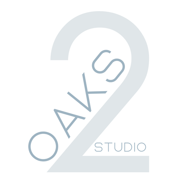 Stylized logo of Two Oaks Studio